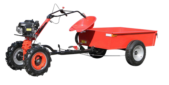 125Kg 4車輪の庭の耕うん機機械単一の車軸400Kgは小さいトラクターの回転式耕うん機に荷を積む