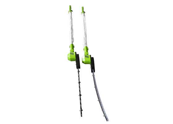 1400rpmハンドルの望遠鏡の長い範囲の植木用トリマーの庭の電気用具18V