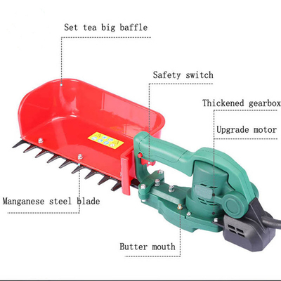20mmの茶葉300MMのための小型茶葉の収穫機の庭の電気用具