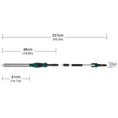 550w 450mmの長い範囲のツリー ブランチのための長いポーランド人の植木用トリマーPruner