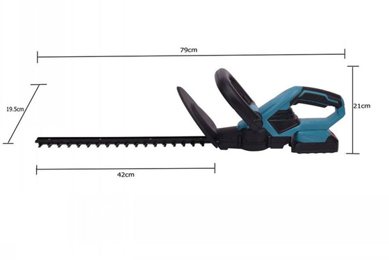 20V Protableの再充電可能な植木用トリマー1750r/Minの木の手持ち型のコードレス二重行為の刃