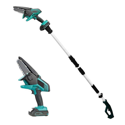 450w小型コードレス8インチの庭の電気チェーンソーの拡張可能で長い範囲の木Pruner